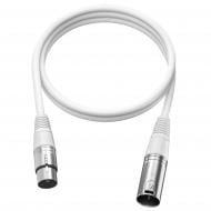 Кабель микрофонный FIFINE L9CW XLR Male to Femal 1,8m White (L9CW)