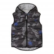 Жилет детский для мальчиков Соня р.104 серый с черным Ш268 Жилет детский для мальчиков Соня р.104 серый с черным Ш268