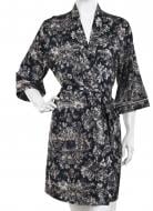 Халат женский Trio Blooming Dreams р. black