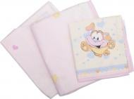 Комплект постельного белья СЕЛЕНА Улыбка светло-розовый