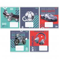 Тетрадь школьная А5/36 линия 1В No limits 1 вересня