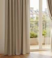 Штора-блэкаут жаккард Харрис песок 150х270 см Текстиль-Контакт Штора-блэкаут жаккард Харрис песок 150х270 см Текстиль-Контакт