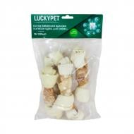 Кістка для собак Lucky Pet Баварська вузлова №2 L з м'ясом курки 10-12 см 5 шт./уп.