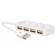 USB-хаб Frime 4хUSB2.0 white (FH-20011) USB-хаб Frime 4хUSB2.0 white (FH-20011)