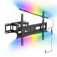 Крепление для телевизора Kivi ALUMIGLOW TV MOUNT поворотно-наклонные 37"-80" черный Крепление для телевизора Kivi ALUMIGLOW TV MOUNT поворотно-наклонные 37"-80" черный