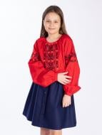 Вышиванка для девочек Эдельвика р.152 красный 289-22/00