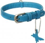 Ошейник glamour 15x270 мм синий