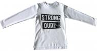 Джемпер для хлопчика Roksana Strong dude р.122 білий 1068/22003