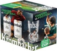 Набор пива Krombacher Подарочный Pils 5х0.5 л банок+бокал 0.2 л Набор пива Krombacher Подарочный Pils 5х0.5 л банок+бокал 0.2 л