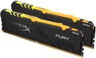 Оперативная память Kingston DDR4 SDRAM 32 GB (2x16GB) 3200 MHz (HX432C16FB4AK2/32) HyperX Fury RGB