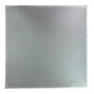 Плита підвісної стелі КЗС Board перф d1,8 мм оцинкована сіра RAL 9006 600х600х0,4 мм