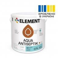 Лазурь-антисептик Element Aqua венге шовковистий глянець 0,75 л