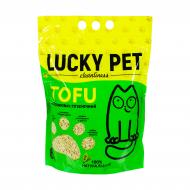 Наполнитель для кошачьего туалета Lucky Pet тофу зеленый чай 2,6 кг