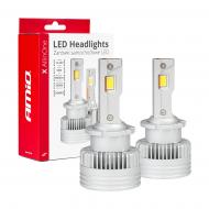 Лампа автомобільна LED AMiO X AllinOne D2S D2R D4S D4R canbus 12-24V (03670) 10,8-24 В 50 В 6000 К