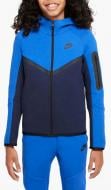 Толстовка для мальчика Nike Tech Fleece S р.134 синий HV5867-451