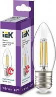 Лампа світлодіодна IEK FIL C35 7 Вт E27 4000 К 220 В прозора Лампа світлодіодна IEK FIL C35 7 Вт E27 4000 К 220 В прозора