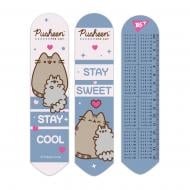 Закладка 2D Pusheen розово-голубая YES