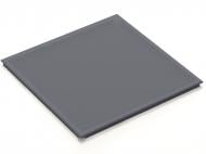 Плита підвісної стелі КЗС Board перф d1,8 мм оцинкована графіт RAL 7024 595х595х15 мм