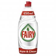 Средство для ручного мытья посуды Fairy Pure & Clean 0,65л