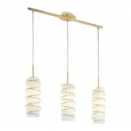 Подвес Eglo Терагона 3x60 Вт E27 латунь