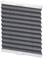 Штора-плиссе Rollotex ткань CREPE METALLIC 52х30 см Графитовая