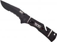 Нож раскладной SOG Trident Elite Tanto Black Blade 25103