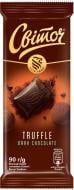 Черный шоколад Світоч с начинкой Десерт Трюфель 85 г