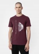 Футболка 4F TSHIRT M0943 4FAW22TTSHM0943-60S р.L коричневый