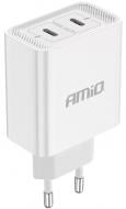 Зарядний пристрій AMiO 2 x USB-C 40 W (03892/038925)