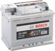 Аккумулятор автомобильный Bosch S5 63Ah 610A 12V «+» справа (0092S50050)