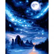 Картина за номерами Зоряний шлях LED-підсвітка 40x50 см Santi
