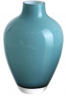 Ваза стеклянная Wrzesniak Glassworks Opal/Baltic Green 17 см морская волна 17-8282G_OBG