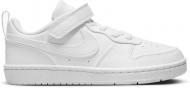 Кроссовки детские демисезонные Nike COURT BOROUGH LOW RECRAFT DV5457-106 р.29,5 белые