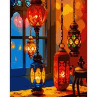 Картина за номерами Мозаїка зі світла LED-підсвітка 40x50 см Santi