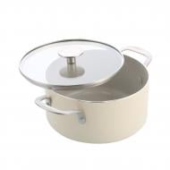 Кастрюля с крышкой KitchenAid АС 20 см, 3,11 л кремовая (CC010376-001) Кастрюля с крышкой KitchenAid АС 20 см, 3,11 л кремовая (CC010376-001)