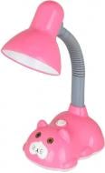 Настільна лампа офісна Camelion KD-385 C14 6409847 1x40 Вт E27 рожевий