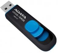Флеш-память USB ADATA 64 ГБ USB 3.1 black (AUV128-64G-RBE)