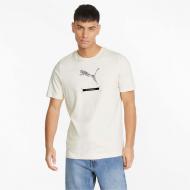 Футболка Puma BETTER GRAPHIC TEE 84897799 р.S бежевый