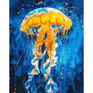 Картина по номерам Танец медузы LED-подсветка 40x50 см Santi
