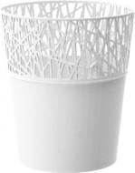 Кашпо пластикове Prosperplast City круглий 4 л білий (78993-449) Кашпо пластикове Prosperplast City круглий 4 л білий (78993-449)