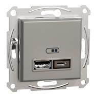 Розетка USB USB без заземления Schneider Electric Asfora тип А+С 2,4 А бронза EPH2700369 Розетка USB USB без заземления Schneider Electric Asfora тип А+С 2,4 А бронза EPH2700369
