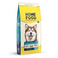 Корм сухой Home Food для взрослых собак крупных пород Форель и рис Hypoallergenic 10 кг