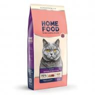 Корм сухой Home Food для взрослых кошек британских и шотландских пород Индейка и утка For British and Scottish breeds 10 кг