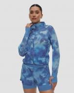 Куртка женская Casall Breeze Printed Running Jacket Breeze Blue Shadow,XS 26104-883 р.S голубая