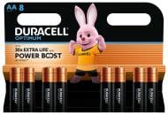 Батарейки лужні Duracell Optimum AA (пальчикові) 8 шт.