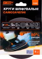 Круг шлифовальный Дніпро-М на липучке 125 мм 180 Р 5 шт. 72804004