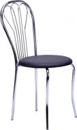 Стул обеденный AMF Art Metal Furniture Ванесса хром Неаполь N-20 черный/хром