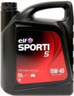Моторна олива мінеральна Elf Sporti 5 15W-40 5 л (214301)