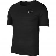 Футболка Nike M NK DF MILER TOP SS CU5992-010 р.XL черный