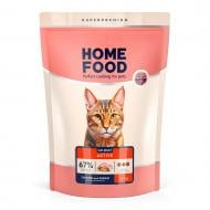 Корм сухий Home Food для активних дорослих котів Курочка та креветка For active 1,6 кг